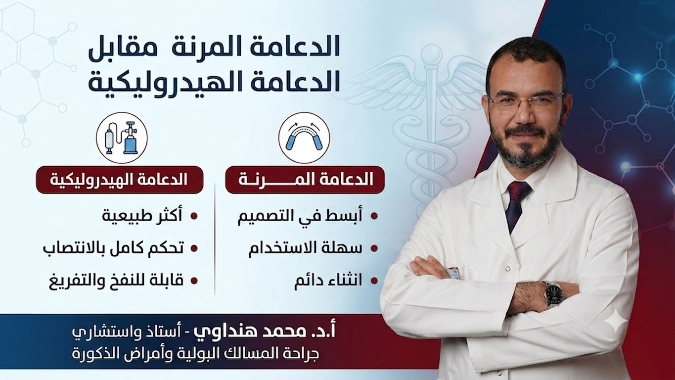 الفرق بين الدعامة المرنة و الدعامة الهيدروليكية