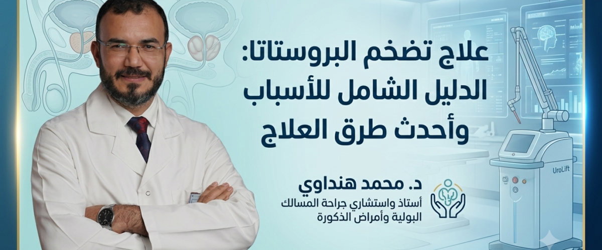 علاج تضخم البروستاتا: الدليل الشامل للأسباب والأعراض وأحدث طرق العلاج