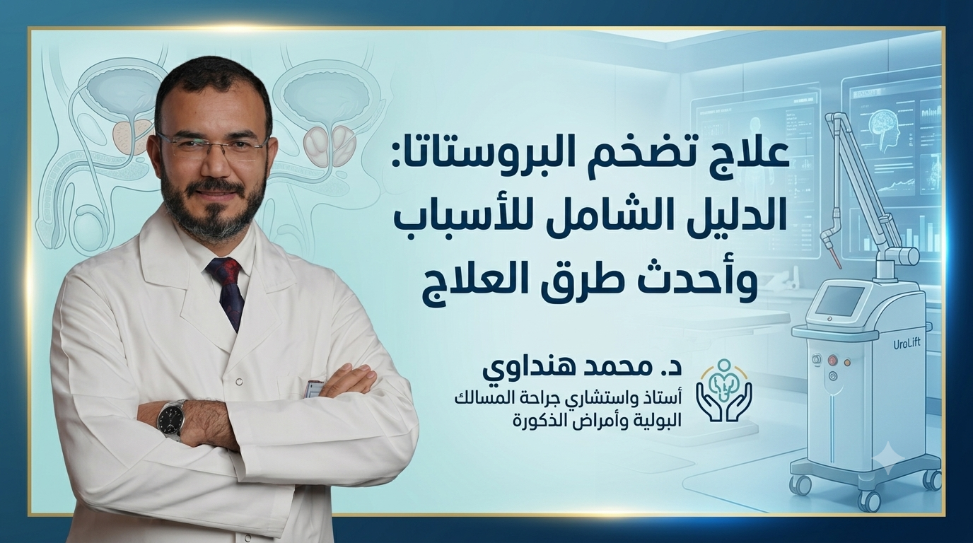 علاج تضخم البروستاتا: الدليل الشامل للأسباب والأعراض وأحدث طرق العلاج