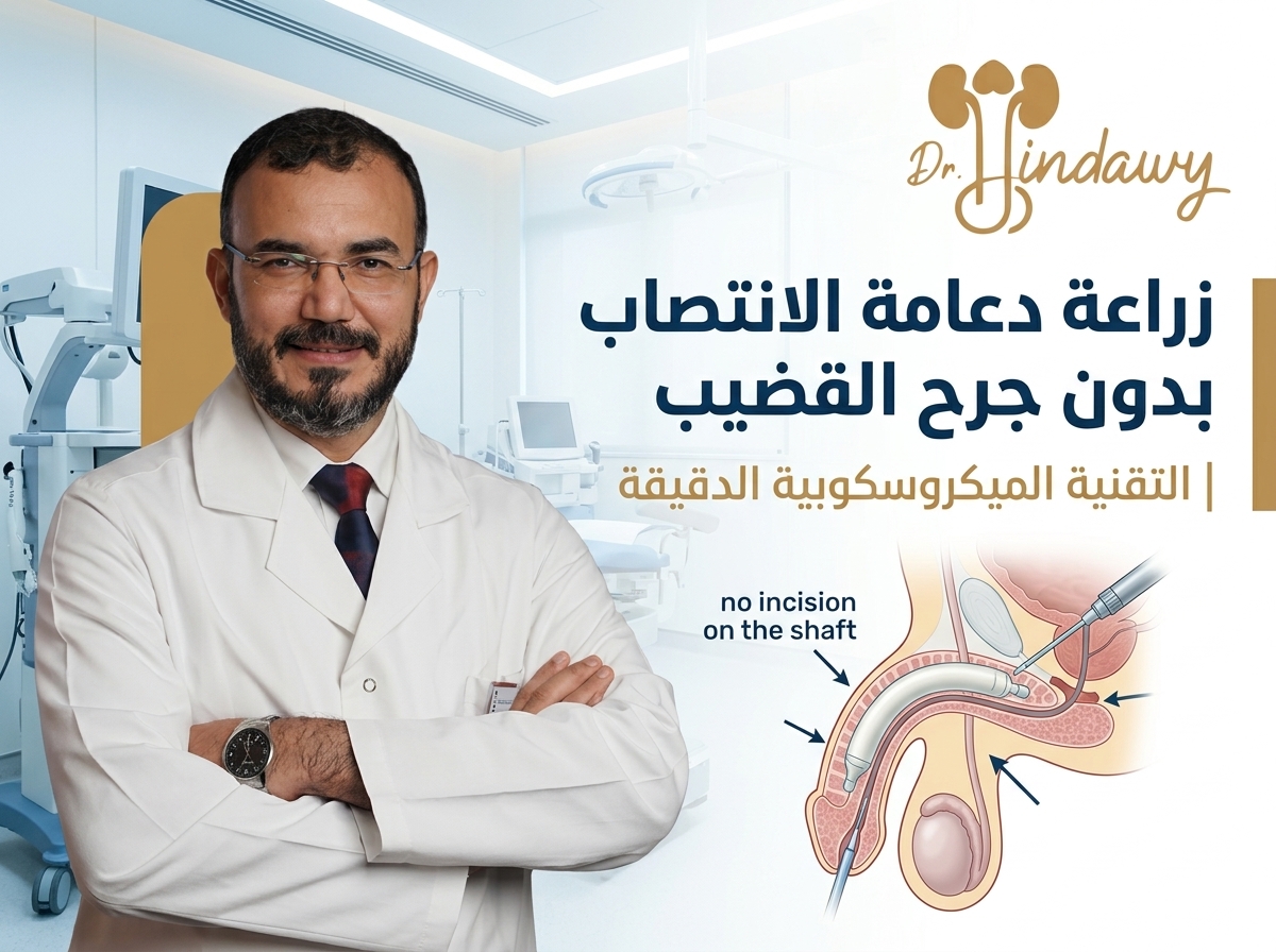 الجراحة الميكروسكوبية لزراعة دعامة الانتصاب